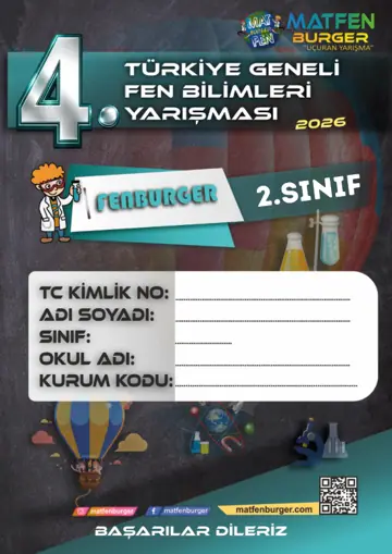 FenBurger 2. sınıf 2026 kitapçık kapağı